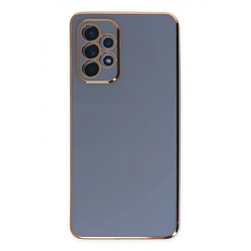 Durukar®  Samsung Galaxy A52 Kılıf Volet Silikon - Mavi
