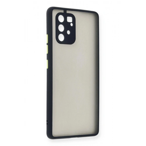 Durukar®  Samsung Galaxy A91 / S10 Lite Kılıf Montreal Silikon Kapak - Lacivert