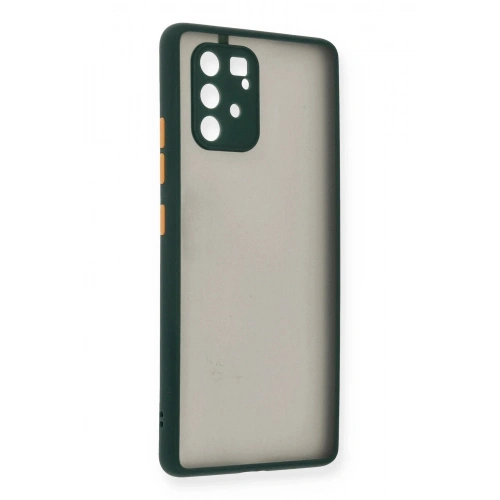 Durukar®  Samsung Galaxy A91 / S10 Lite Kılıf Montreal Silikon Kapak - Yeşil