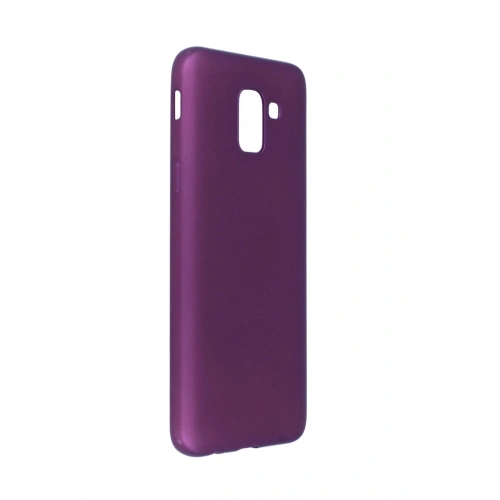 Durukar®  Samsung Galaxy J6 Kılıf First Silikon - Mürdüm