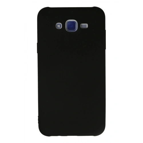 Durukar®  Samsung Galaxy J7 Kılıf Nano içi Kadife Silikon - Siyah