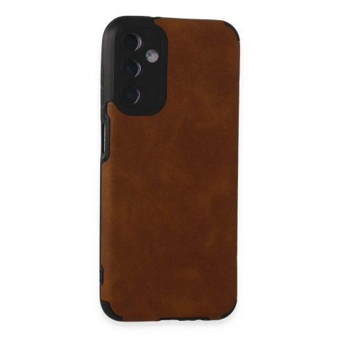 Durukar®  Samsung Galaxy M14 5G Kılıf Loop Deri Silikon - Kahverengi