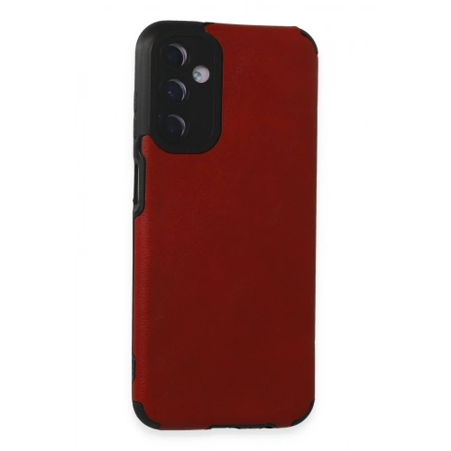 Durukar®  Samsung Galaxy M14 5G Kılıf Loop Deri Silikon - Kırmızı