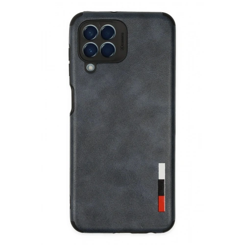 Durukar®  Samsung Galaxy M33 Kılıf Loop Deri Silikon - Lacivert