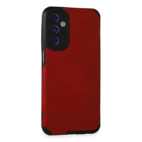 Durukar®  Samsung Galaxy M34 5G Kılıf Loop Deri Silikon - Kırmızı