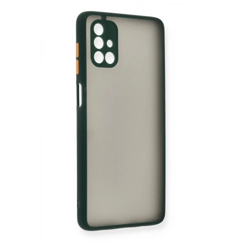 Durukar®  Samsung Galaxy M51 Kılıf Montreal Silikon Kapak - Yeşil
