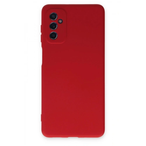 Durukar®  Samsung Galaxy M52 5G Kılıf Nano içi Kadife Silikon - Kırmızı
