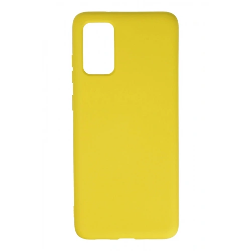 Durukar®  Samsung Galaxy S20 Plus Kılıf Nano içi Kadife Silikon - Sarı