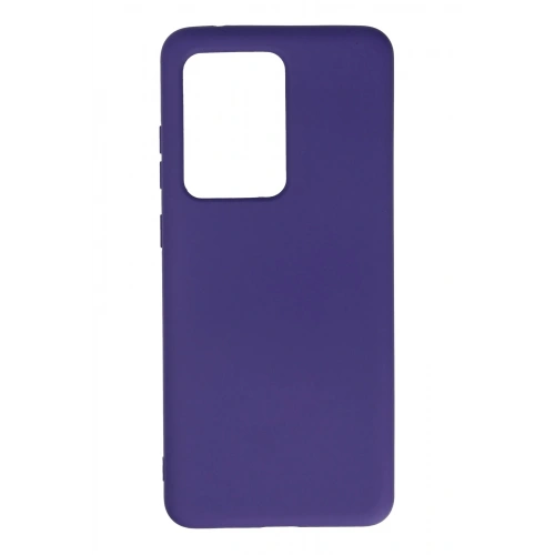 Durukar®  Samsung Galaxy S20 Ultra Kılıf Nano içi Kadife Silikon - Mor