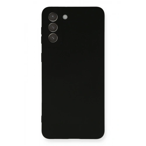 Mey İthalat®  Samsung Galaxy S21 Plus Kılıf Nano içi Kadife Silikon - Siyah