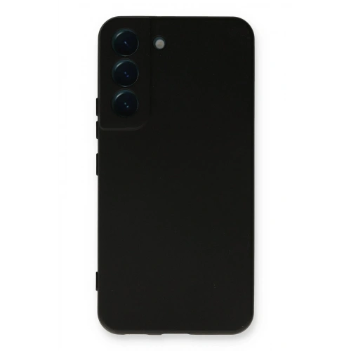Durukar®  Samsung Galaxy S22 Plus Kılıf Nano içi Kadife Silikon - Siyah