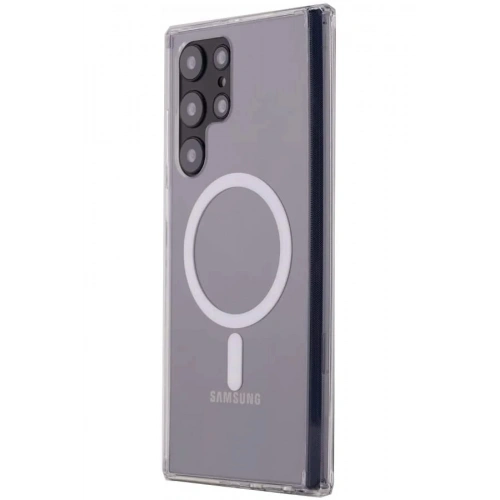 Durukar®  Samsung Galaxy S22 Ultra Kılıf Magneticsafe Şeffaf Silikon - Şeffaf