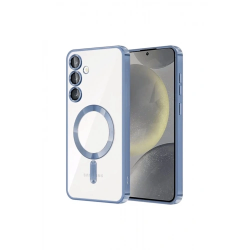 Durukar®  Samsung Galaxy S23 Plus Kılıf Kross Magneticsafe Kapak - Sierra Blue