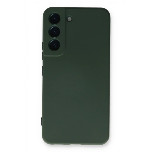 Durukar®  Samsung Galaxy S23 Plus Kılıf Nano içi Kadife Silikon - Koyu Yeşil