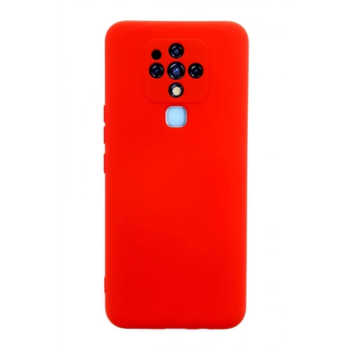 Durukar®  Tecno Camon 16 Kılıf Nano içi Kadife Silikon - Kırmızı