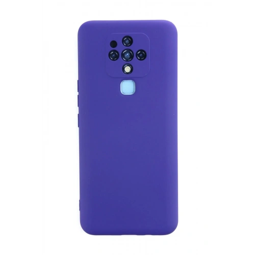 Durukar®  Tecno Camon 16 Kılıf Nano içi Kadife Silikon - Mor