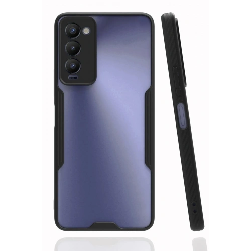 Durukar®  Tecno Camon 18 Kılıf Platin Silikon - Siyah