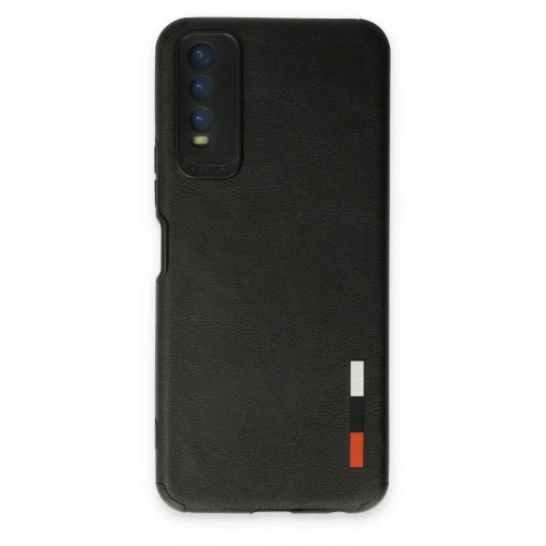 Durukar®  Vivo Y11S Kılıf Loop Deri Silikon - Siyah