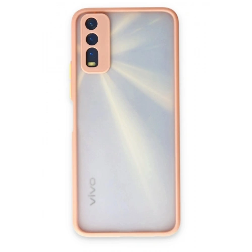 Durukar®  Vivo Y11S Kılıf Montreal Silikon Kapak - Pembe