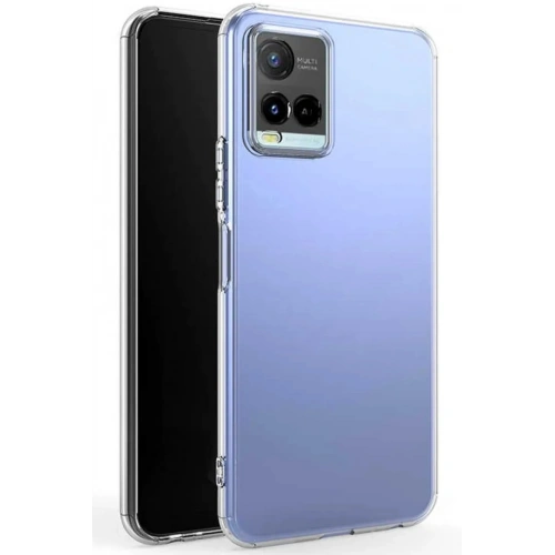 Durukar®  Vivo Y21S Kılıf Lüx Şeffaf Silikon