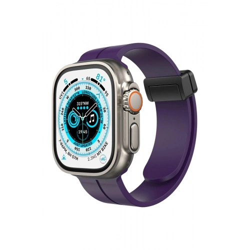 Durukar®   Watch 42mm KR412 Elegance Stylısh Kordon - Derin Mor