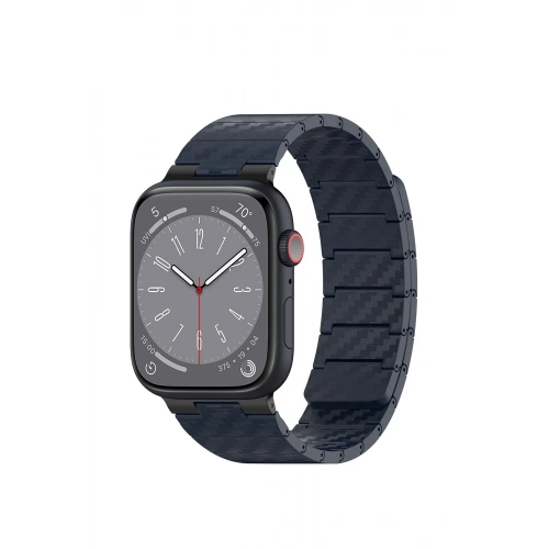 Durukar®  Watch 45mm Carbon Steel Kordon - Lacivert
