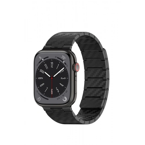 Durukar®  Watch 45mm Carbon Steel Kordon - Siyah