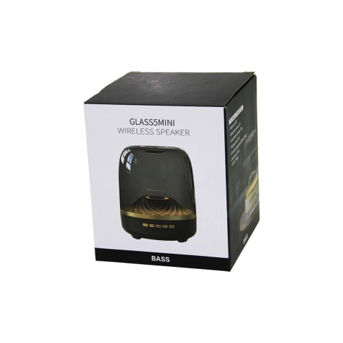 MİKA KRİSTAL FANUS MODEL   WİRELESS   USB ŞARJLI  SPEAKER HOPARLÖR  RGB IŞIKLI   AUX - TF - DC5V (5365)