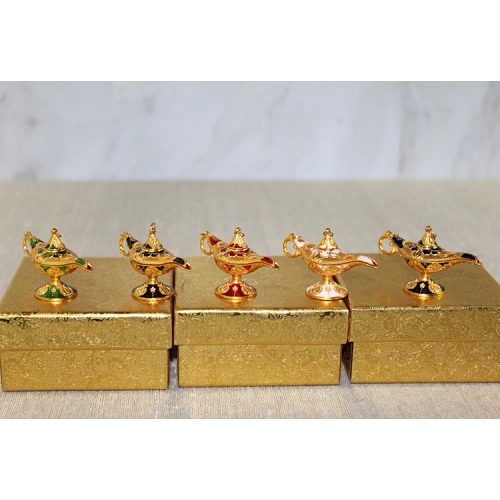 Mineli Metal Alaaddin Lambası Model 6