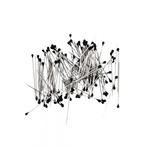 Minelli İğne Kutulu Siyah Başlı 100lü