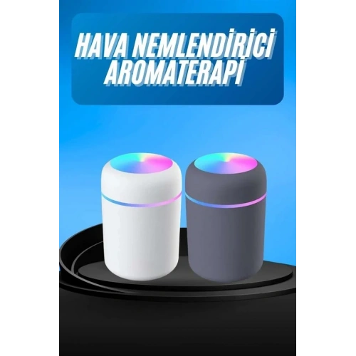 Mini Aromaterapi Buhardanlık Led Işıklı 3 Renk Seçeneği