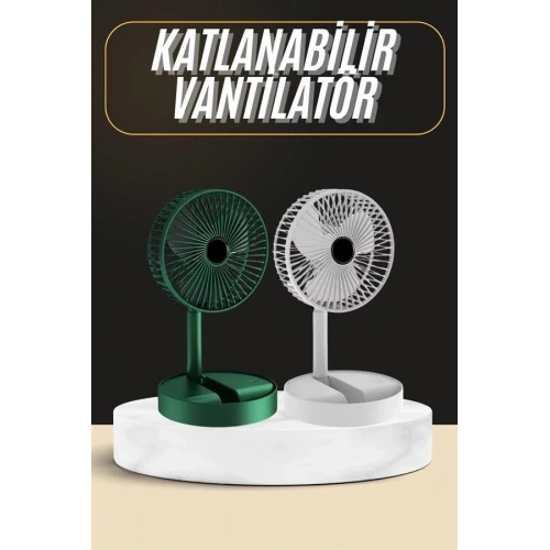 Mini Fan Telefon Tutucu Katlanabilir Usb Şarjlı Masaüstü