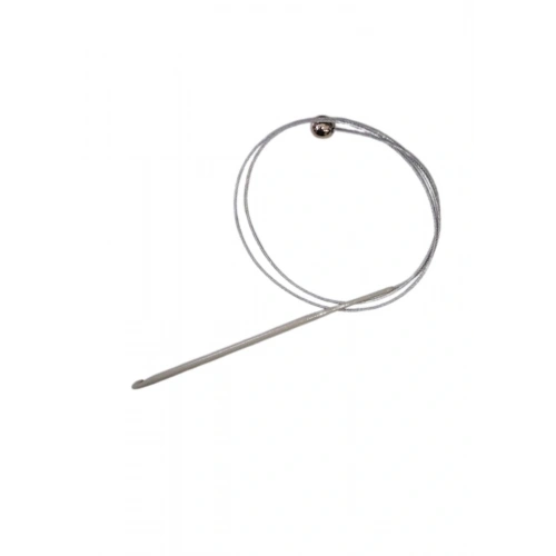 Misinalı Çelik Stoplu Tığ Şiş 5 Numara 60 cm