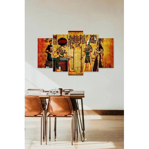 Mısır Tablo 5 Parçalı Mdf Tablo 60 x 100