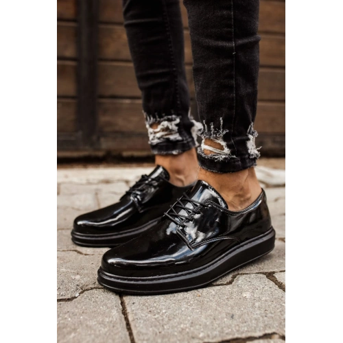 MN003 - RST Pelle Verniciata Classica Erkek Ayakkabı SIYAH