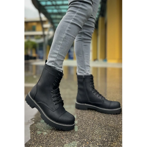 MN009 - CST Military Erkek Bot SIYAH