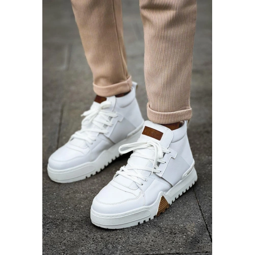 MN057 - GBZ Ghost Line Mens Boot WHITE / WHITE