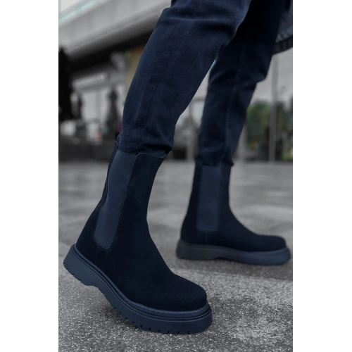 MN223 - SRT Alaska Süet Erkek Bot SIYAH