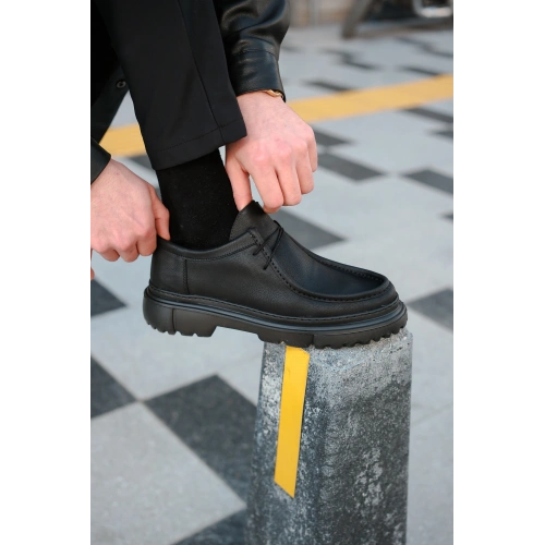 MN2404 - CST Castle Mens Shoes BLACK