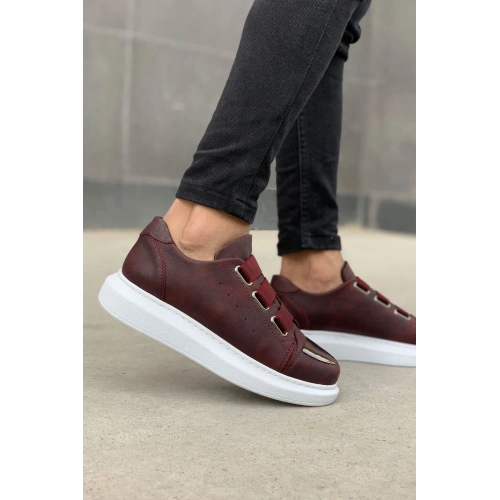 MN251 - CBT Mirror Mens Shoes BURGUNDY