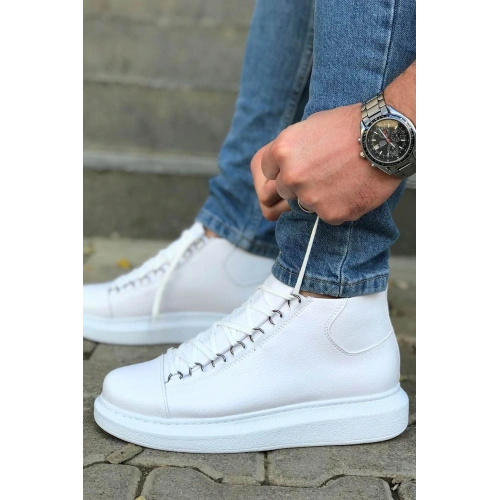 MN258 - CBT Rome Mens Boot WHITE