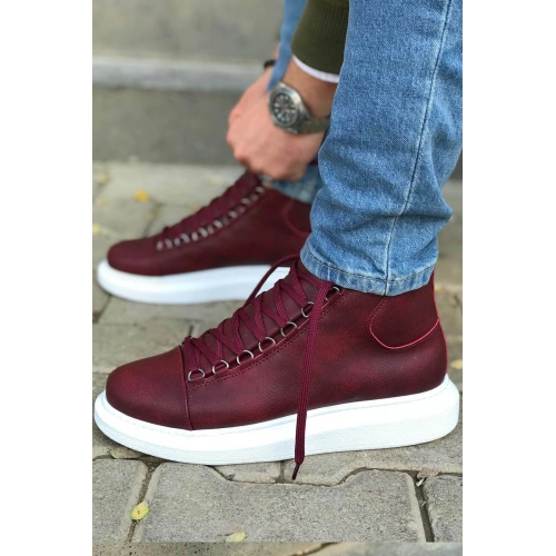 MN258 - CBT Roma Mens Boot BURGUNDY