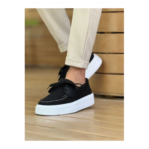 MN2602 - Triko Erkek Ayakkabı SIYAH