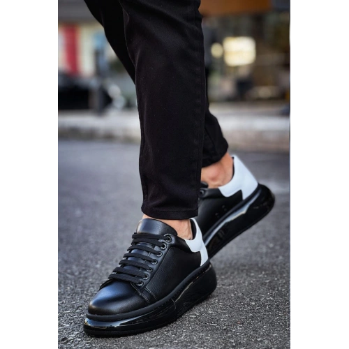 MN295 - CST Sollıevo Erkek Ayakkabı SIYAH/BEYAZ