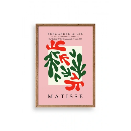 Modern Ahşap Çerçeveli Tablo 17 x 23