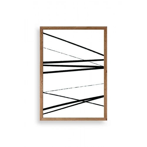 Modern Ahşap Çerçeveli Tablo 23 x 30