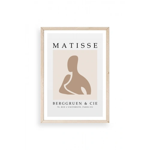 Modern Ahşap Çerçeveli Tablo 23 x 30