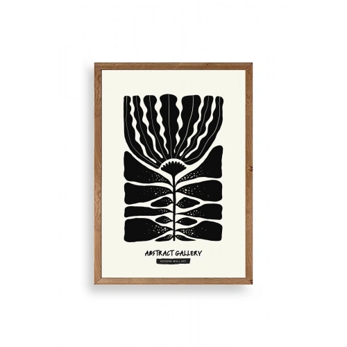 Modern Ahşap Çerçeveli Tablo 23 x 30