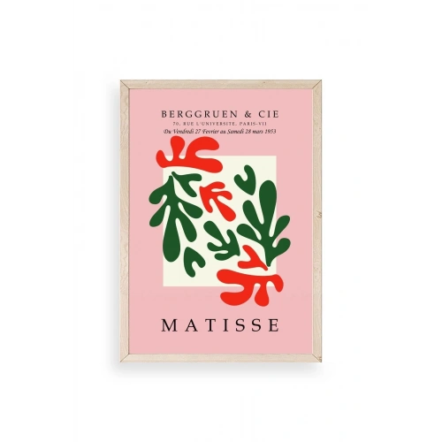 Modern Ahşap Çerçeveli Tablo 23 x 30