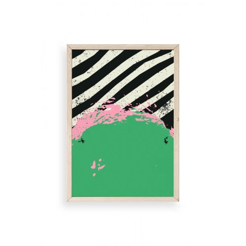 Modern Ahşap Çerçeveli Tablo 23 x 30